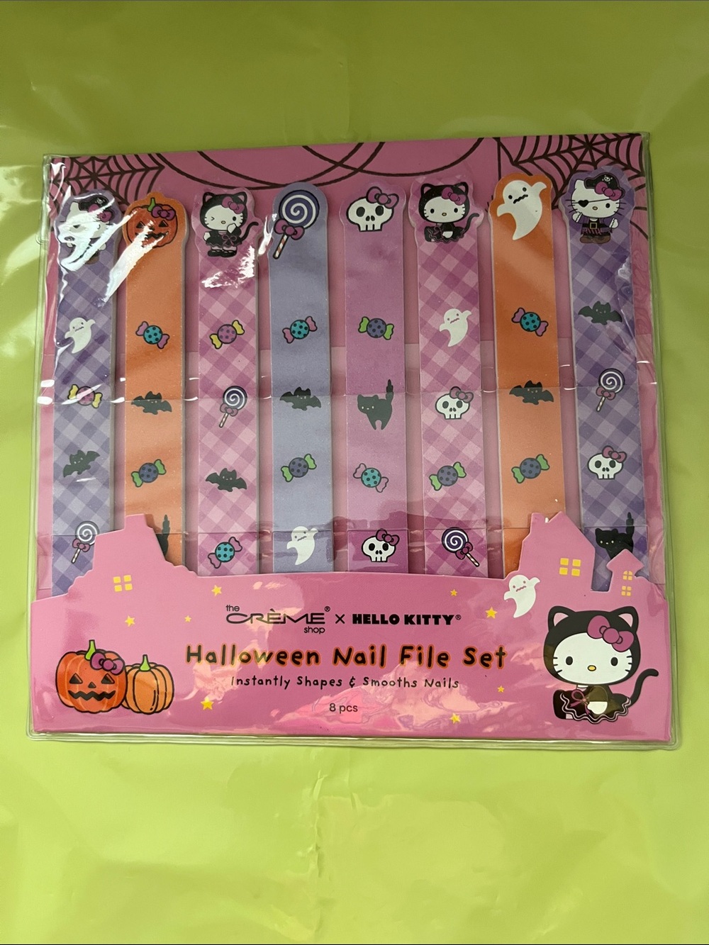 Hello Kitty Halloween Nail Files - Pink, Purple & Orange